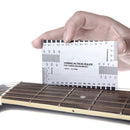 Steel String Action Gauge Ruler Guide Setup Measuring Luthier for Guitar BassMO