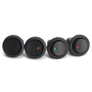 4pcs Round Rocker Switch 12V with LED light dot car auto rv boat toggle New 3C