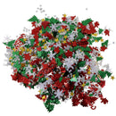 Pack of 50g Christmas Table Confetti Xmas Tree and Snowflake Star Throwing