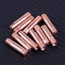 10pcs MB 15AK MIG/MAG Welding Torch Contact Tip M6 Copper Gas Nozzle 0.8 x 24mm
