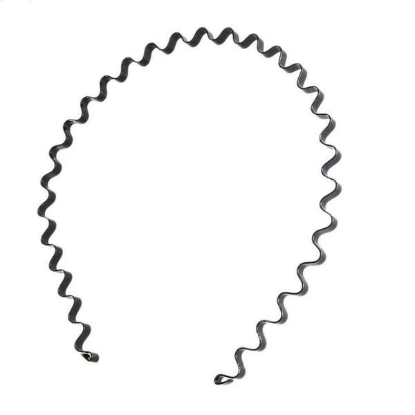 Fashion Spiral Waved Sports Hairband Men Women Hair Hoop Headwear (1pc) A#S