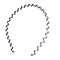 Fashion Spiral Waved Sports Hairband Men Women Hair Hoop Headwear (1pc) A#S