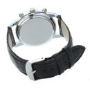 Quartz wristwatch bracelet PU 3 dials of Roman numerals for men A7X3