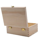 Wooden Box Retro with Lock Desktop Storage Finishing Student Gift Packaging