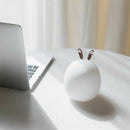 1X(Dimmable Led Night Light Silicone Animal Cartoon Lamp Usb Rechargeable F
