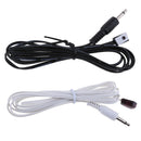 3.5 mm Jack 1.5 m IR Blaster Emitter Single Transmitter Cable Black+Receiver