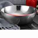 Stainless Steel Mixing Bowl for Soup Fruit Pasta Food Container Hiking 8"