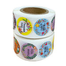 500pcs/roll flower Thank You Stickers seal labels gift Packaging StickersSEAU