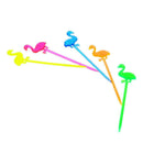50pcs Cute Plastic Multicolor Bird Fruit Toothpick Kitchen Bar Dessert Fork