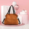 Shoulder Messenger Handbags Women Large Totes Crossbody Bags (Light Brown)