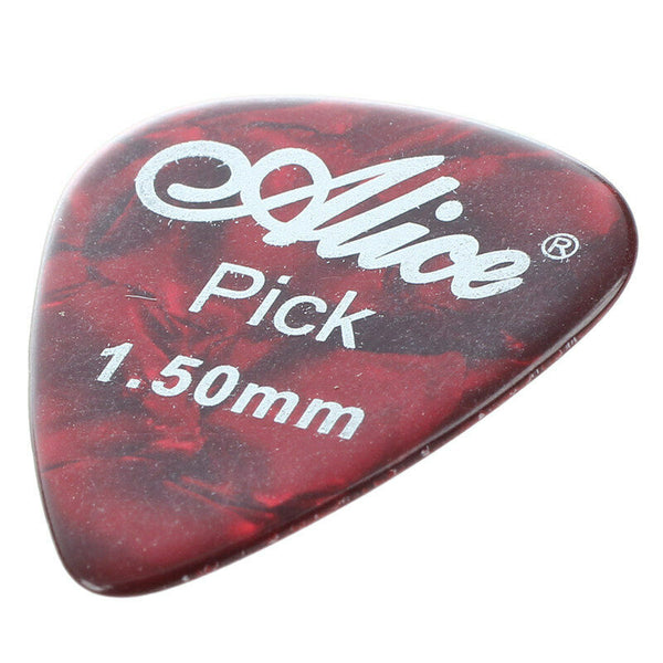 Alice 20x 1.5mm Smooth Colorful Celluloid Guitar Picks Plectrum