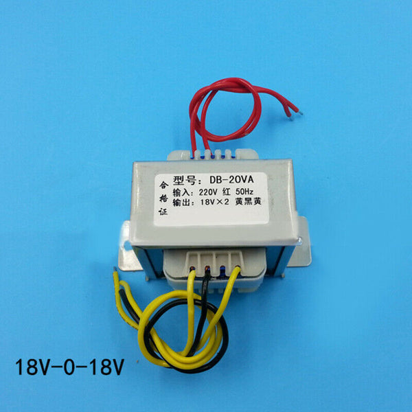 20W Dual 18V 18V*2 Power Transformer Input AC 220V/50Hz Output AC 18V-0-18V EI57