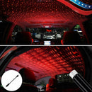 USB Car Interior Atmosphere Starry Sky Lamp Ambient LED Red Projector Light F0M9