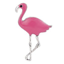 Trendy Enamel Flamingo Brooch Pins Woman Exclusive Badge Metal Jewelry Brooch3C