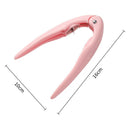 Stainless Steel Chestnut Opener Nuts Sheller Walnut Opening Tools (Pink) A