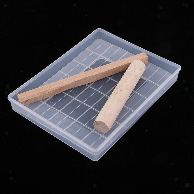 1 Set Nougat Making Tools, Food Use Grade Plastic Mold, Non-stick Mat, Wood