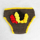 Cartoon Chick Baby Photo Shoot Winter Knit Costume Baby Photography Props