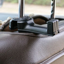 1X(Car Headrest Hook With Phone Holder Seat Back Hanger For Bag Handbag Pur