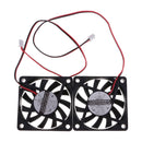 2Pcs DC 12V 60mm Brushless Desktop PC CPU Cooling Fan Cooler 2-Pin Quite Fan