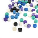 100pcs Retro Octagon Fire Painting Pills Sealing Wax Granules Stamping Envelopes