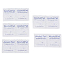 10pcs Outdoor Survival Kit Disposable Medical Alcohol Pad Sealed Disinfection OZ