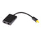 1 in 2 Out Digital Toslink Optical Fiber Audio Splitter Cable Adapter Black