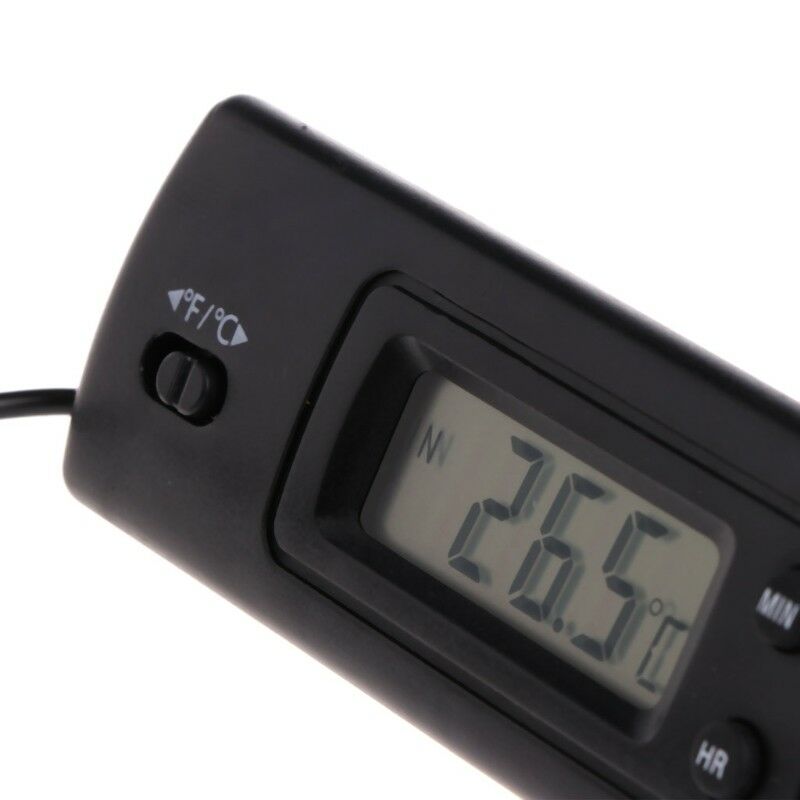 Digital Fish Tank Aquarium Thermometer Terrarium Outside Car Inside Temperature
