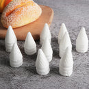 80pcs Kitchen Glutinous Rice Cake Decorating Rose Flower Piping Care Dess HT FT