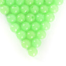 100X 5mm Round Luminous Glow Rig Beads Sea Fishing Lure Lures Floating Tackle 3C