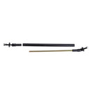 2Pcs Tone Aluminum Car Front Bumper Lip Splitter Tie Rod 20CM 7.9inch Black