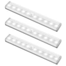 Motion Sensor Lights, 10-LED DIY Stick on Anywhere Battery Operated Portabl
