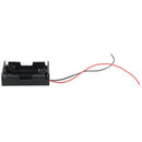Spring Clip Black Plastic 3 x 1.5V AA Battery Case Slot Holder