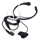 Throat Mic Earpiece Headset Finger PTT For Baofeng UV5R 888s Radio Walkie-TalkME