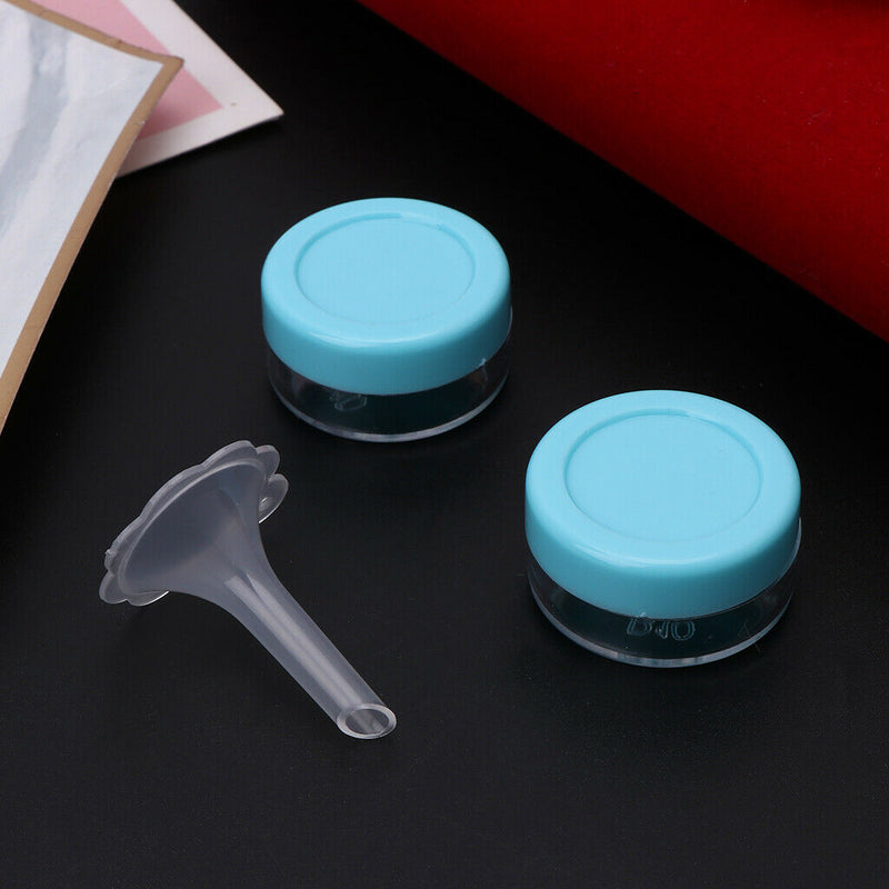 7Pcs Travel Mini Plastic Transparent Empty Makeup Container Bottle Set New