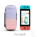 Game Console Gradient Storage Case for Switch Bag Pouch (Pink Purple)