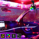 5W Stage Lights 4 Colour RGB Sound Activated Disco Ball Strobe DJ for Party