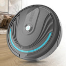 Smart Robot Vacuum Cleaner USB Rechargeable Floor Sweeping Machine (Black)