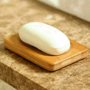 Natural Bamboo Wood Soap Dish Storage Holder Bath Shower Plate Bathroom P0R F0U0