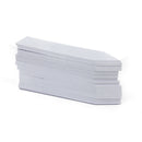 100 x Plastic Garden Plant Labels Nursery Stake Tags Plant Care White