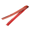 100 Pcs Red Metallic Twist Ties for Cello Candy Bags Party 8cm R4F1