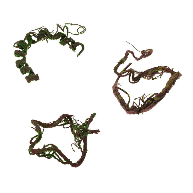 Bendable Twistable Repital Jungle Vine Natural Habitat Decor for  S
