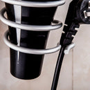 Chrome Wall Mounted Hair Dryer & Straighteners Holder Storage with Cabl VDP