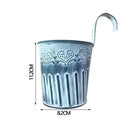 Flower Pot Garden Hanging Balcony Plant Home Decor Metal Iron Potted Planters