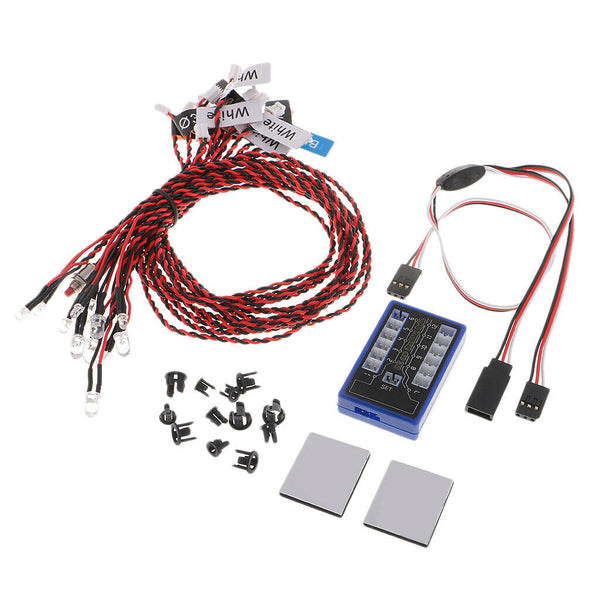 3pcs 1/10 RC Body Decor 12 LEDs Cable Box for HSP D90 RC4WD Accessories