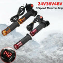 24V 36V 48V 3 Speed Electric Scooter Throttle Grip Handlebar LED Digital Me K6D2