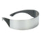 2 x Futuristic Wrap Sunglasses Narrow Flat Top Glasses Party Props Eyewear