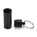 Waterproof Aluminum Medicine Pill Box Case Bottle Holder Container Keychain  Bj