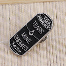 Enamel Black Brooch Pin Gift Shirt Collar Lapel Corsage Pin Jackets Jewelry JR