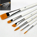 6PCS/Set Art Painting Brushes Set Acrylic Oil Watercolor Artist Paint Brushes