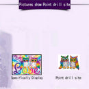 Colorful owl love diy 5d diamond painting embroidery cross stitch home decor M&O